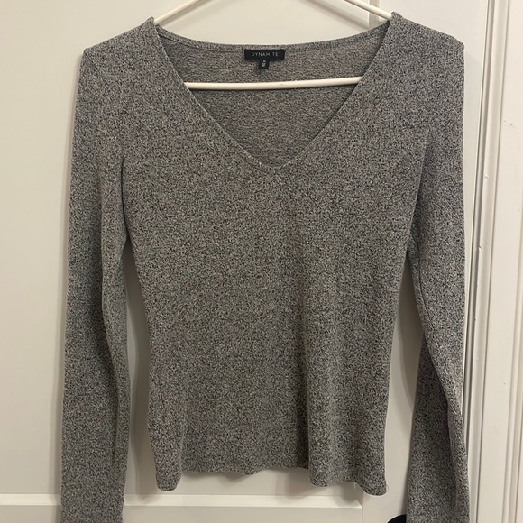 Super light weight, salt and pepper Dynamite size M long sleeve - Picture 1 of 3